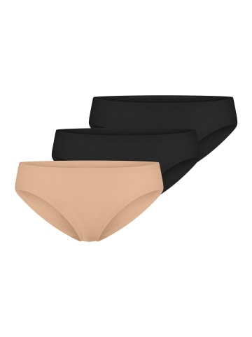 Schiesser Slip Invisible Light in Schwarz / braun
