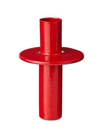 IB Laursen Kerzenhalter für dünne 1,3 cm Kerze Flaschenstecker in rot