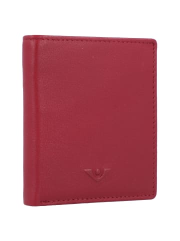 VLD VOi Leather Design Soft Uli Geldbörse RFID Leder 8 cm granat