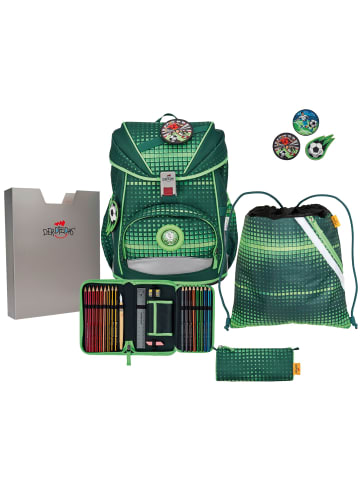 DerDieDas ErgoFlex Schulranzen-Set 5tlg. in soccer green