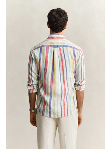 Gant Hemd in ecru mehrfarbig