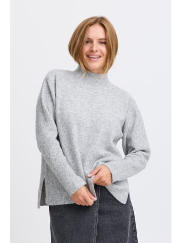 Pulz Strickpullover PZASTRA Regular fit in Light Grey Melange