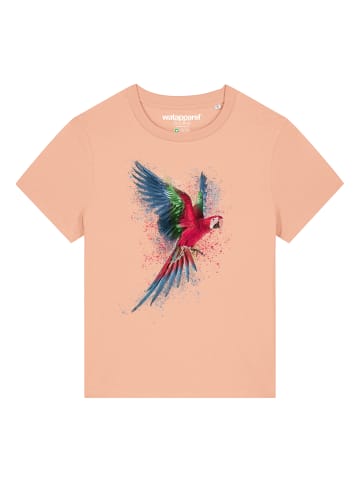wat? Apparel T-Shirt Papagei in Fraiche Peche