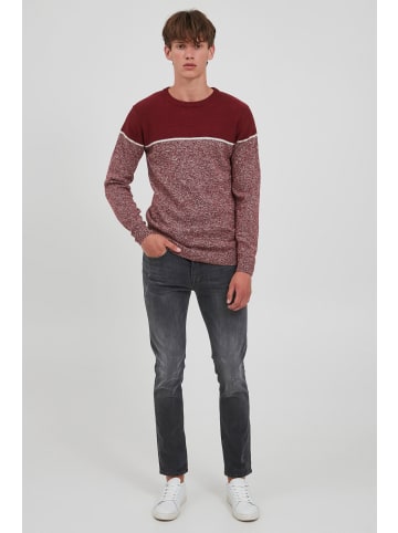 INDICODE Strickpullover IDLynn 35418MM Strickpulli aus Feinstrick in Rot