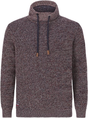 Jan Vanderstorm Pullover LARNO in dunkelrot melange
