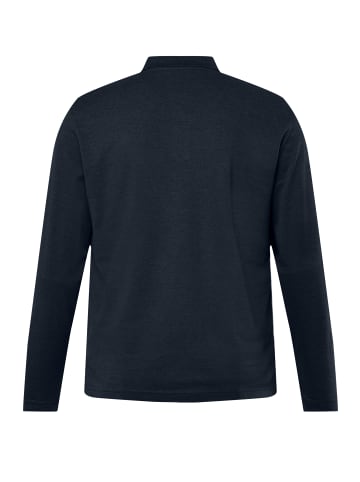 Men Plus Poloshirt in navy blau
