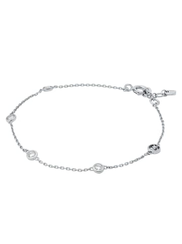 Michael Kors Damen-Armband Station Silber mit Zirkonia