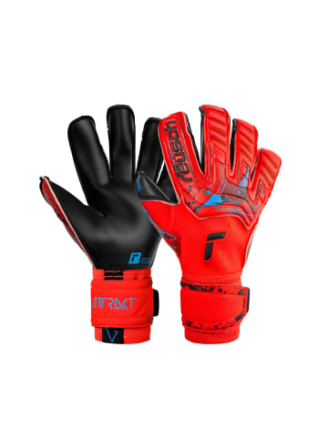 Reusch Torwarthandschuhe Attrakt Gold X Evolution Cut in 3333  brig red/futr blu/blck