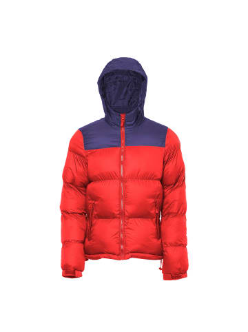 Bridgeport Wattierte Steppjacke in Rot Marine