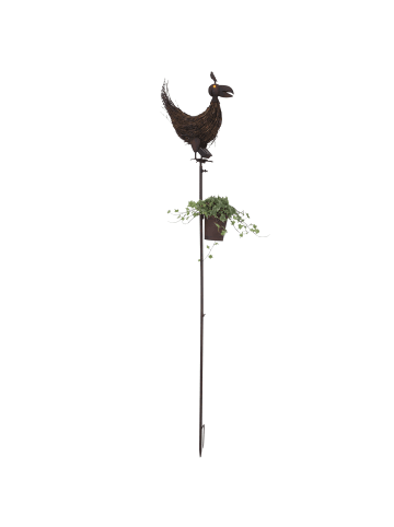 näve LED Solarleuchte "HUHN" in rost