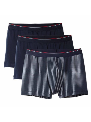 Calida Boxershort 3er Pack in Dunkelblau/Weiß/Rot