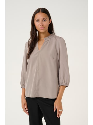 Kaffe Langarm-Bluse KAkatja in Steeple Gray