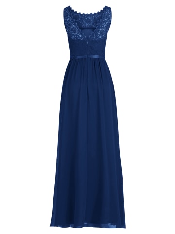 Vera Mont Abendkleid mit Spitze in Festival Blue