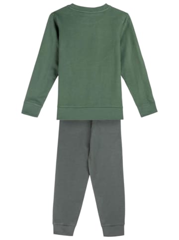 Cerda 2tlg. Outfit Sweatshirt & Hose Jurassic World in Dunkelgrün