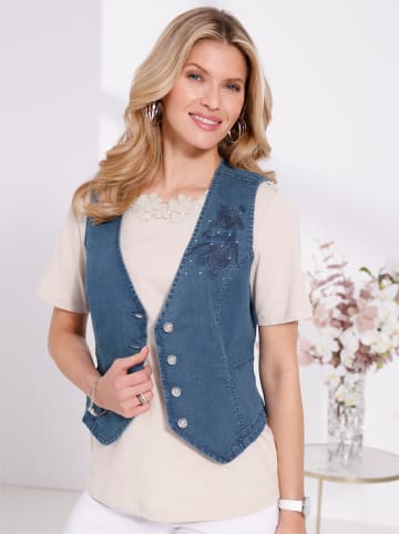 Sieh an! Jeansweste in blue-bleached