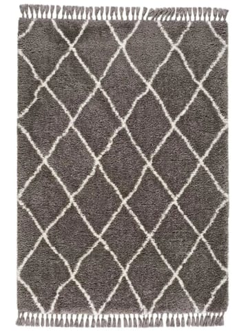 Atticgo Hochflor-Teppich SAMIRA in grau