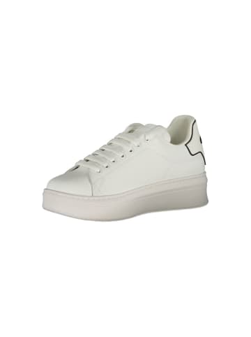GAELLE PARIS Weiße Polyurethan-Sneaker