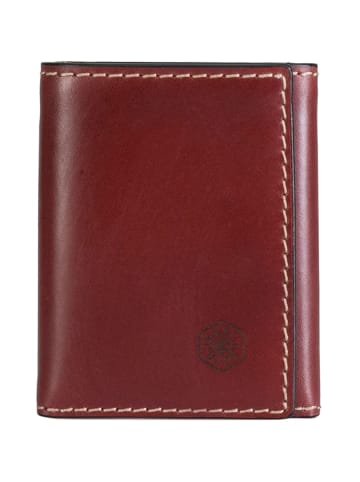 Jekyll & Hide Texas Kreditkartenetui RFID Schutz Leder 7 cm in red