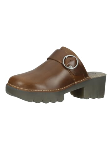 Fly London Clogs in Camel