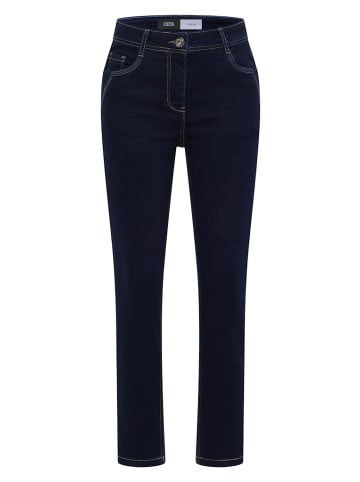 Cecil Rinsed Casual Fit Jeans in Blau