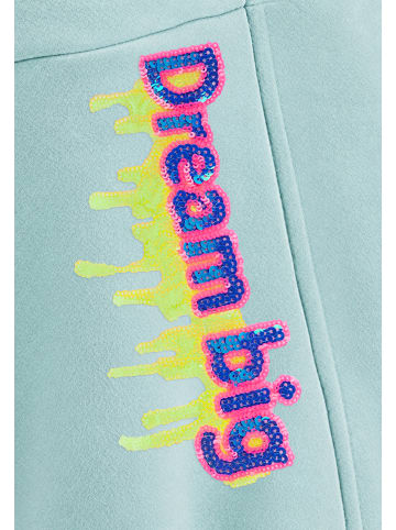 IZIA Women Hoodie in Aqua