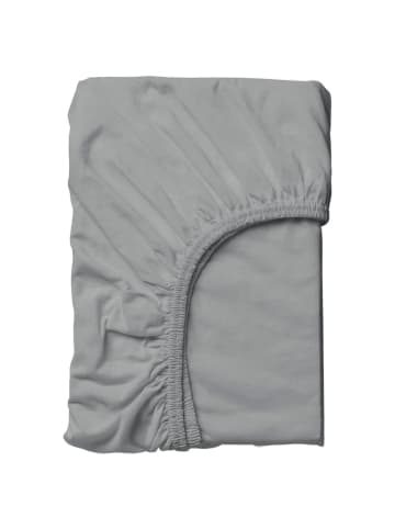 NAUTICA HOME Nautica Home Jersey Spannbettlaken, 140x200 cm in Silber