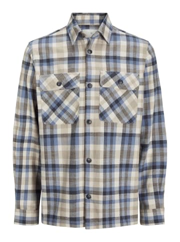 Jack & Jones Overshirt in Chambray Blue