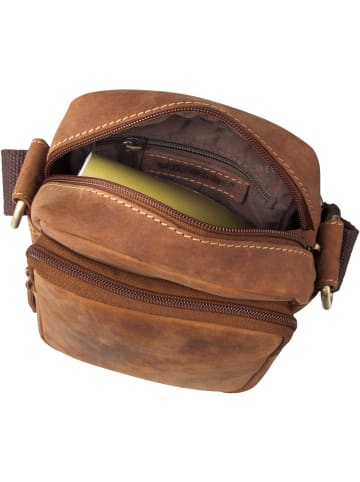 Greenburry Umhängetasche Vintage Travel 1611 Umhänger in Brown