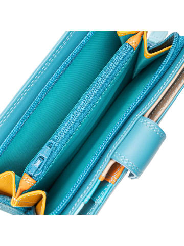 MYWALIT Geldbörse Leder 14 cm sardinia