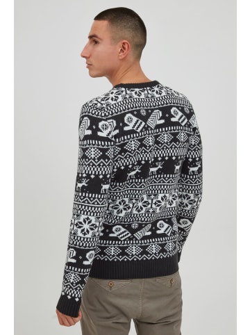 11 Project Norwegerpullover PRUwe 20714170 ME Modischer Strickpullover mit winterlichem Muster in Blau