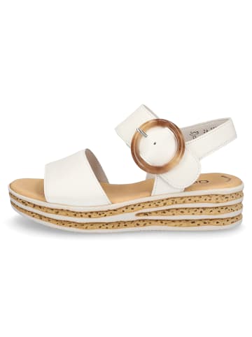 Gabor Fashion Plateau-Sandalette in creme