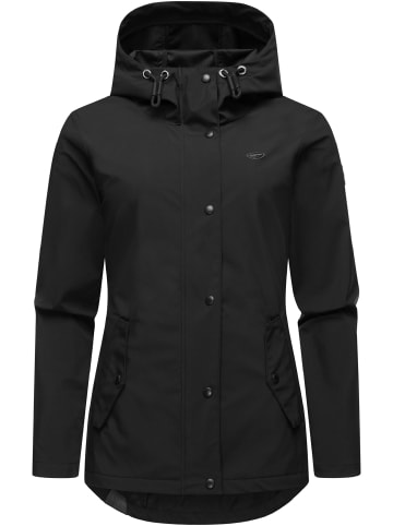 ragwear Softshelljacke Margge Shell in Black