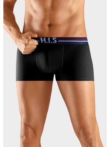 H.I.S Boxershorts in navy, blau, hellblau, weiß, schwarz