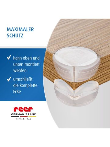 Reer [Vorteilspack] Eckenschutz transparent in Transparent ab 0 Monate