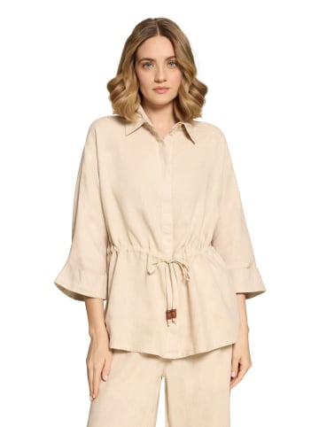 CARTOON Leinenjacke mit Tunnelzug in beige