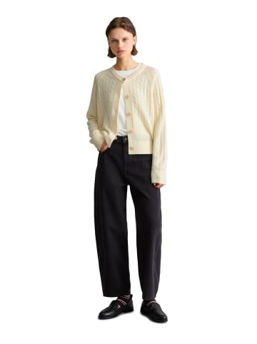 Marc O'Polo DENIM Zopfstrick-Cardigan oversized in White Blush