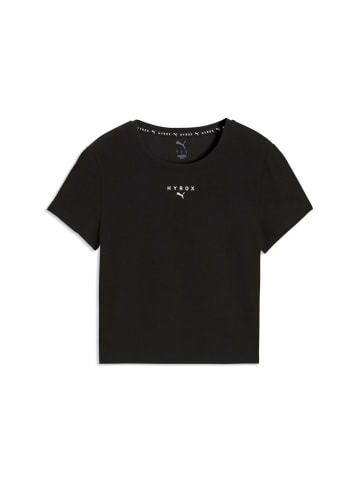 Puma Top "W Puma X Hyrox Shapeluxe SS Crop Tee" in Schwarz