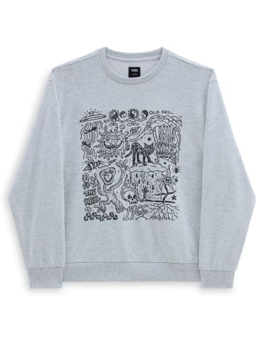 Vans T-Shirt "Skool Doodle Ft Relaxed Crew" in Grau