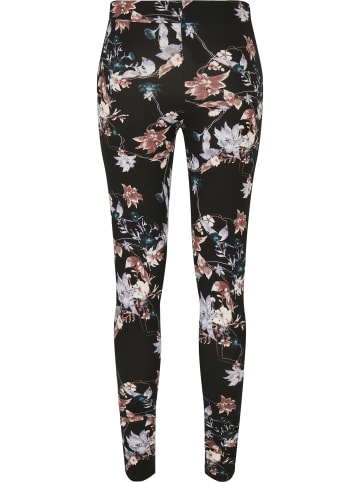 Urban Classics Urban Classics Damen Ladies Soft AOP Leggings in blacksoftflower