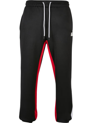 STARTER Jogginghose in black/cityred/white