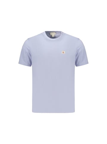 Blau Herren T-Shirt aus Baumwolle