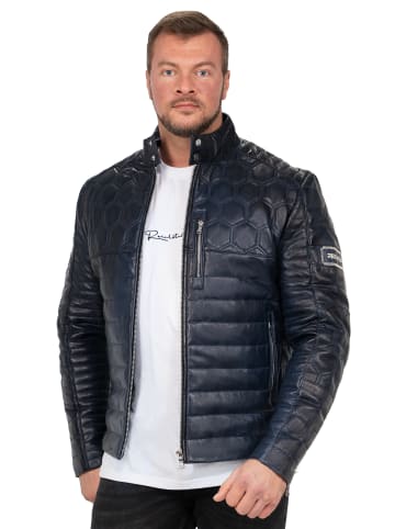 Reichstadt Echtlederjacke in Navy