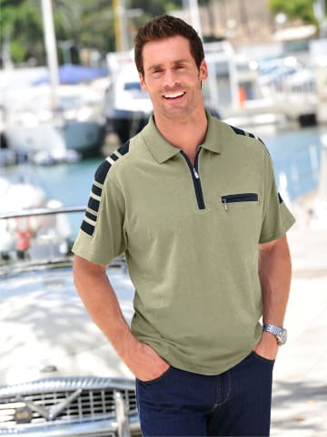 WITT WEIDEN Kurzarm-Poloshirt in pistazie