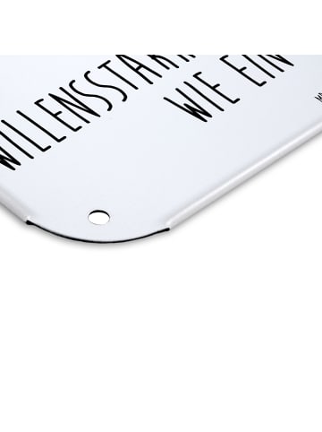 Mr. & Mrs. Panda tafel Sternzeichen Skorpion mit Spruch in Weiß