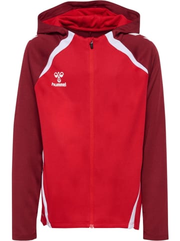 Hummel Kinder Hoodie "Lead 2.0 Zip Hoodie" in Rot