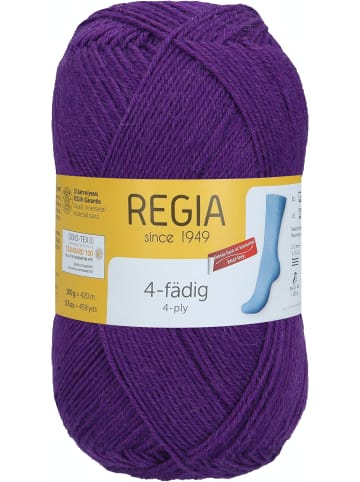 Regia Handstrickgarne 4-fädig Uni, 100g in Violett