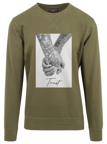 Mister Tee Crewneck-Sweater in olive