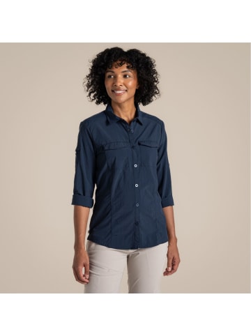 Craghoppers Hemd NosiLife Adventure Insektenabweisend in Blue Navy