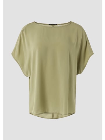 QS Bluse in 7282_olivgrün