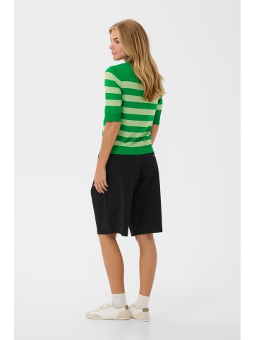CULTURE Strickpullover CUsabi Relaxed fit in Jolly Green Stripe